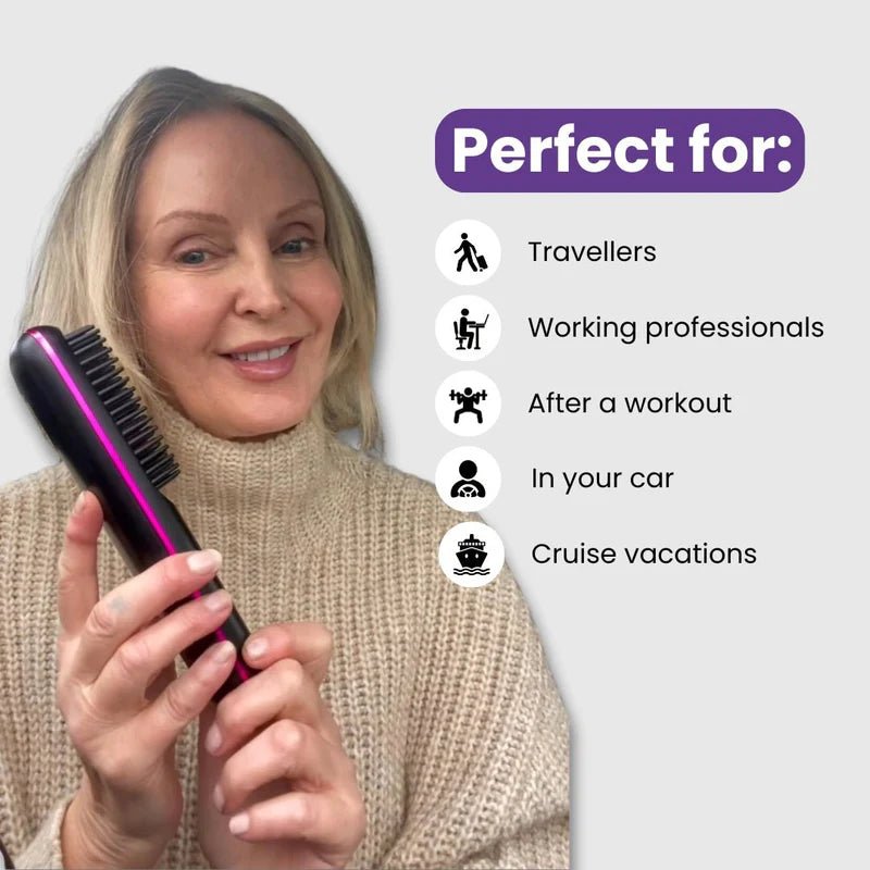 Torffy Portable Straightener Brush ProMax™ - Mynuvana Shop