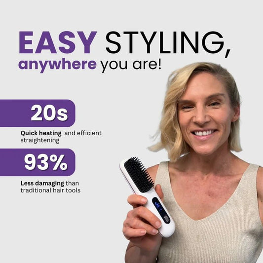Torffy Portable Straightener Brush ProMax™ - Mynuvana Shop