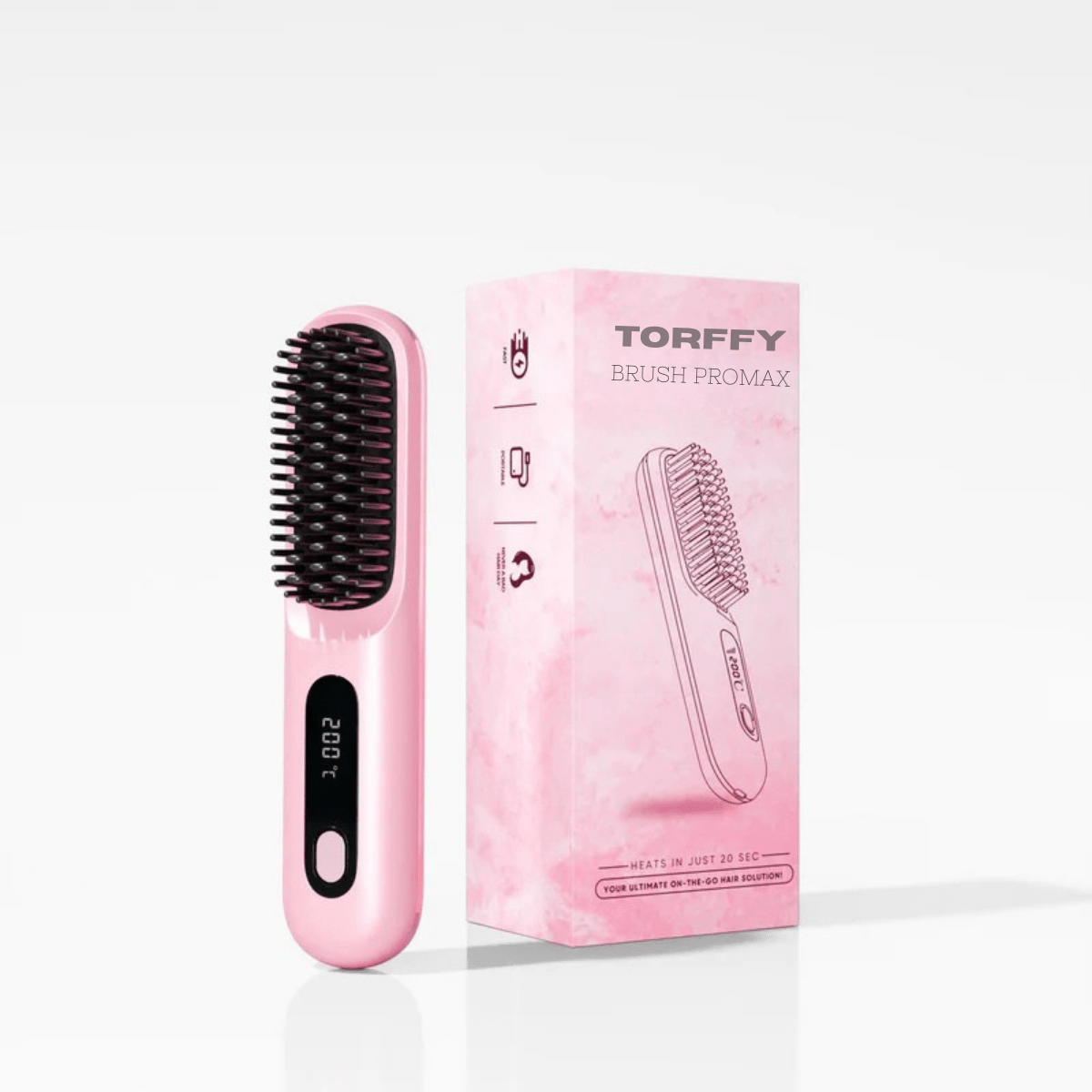 Torffy Portable Straightener Brush ProMax™ - Mynuvana Shop